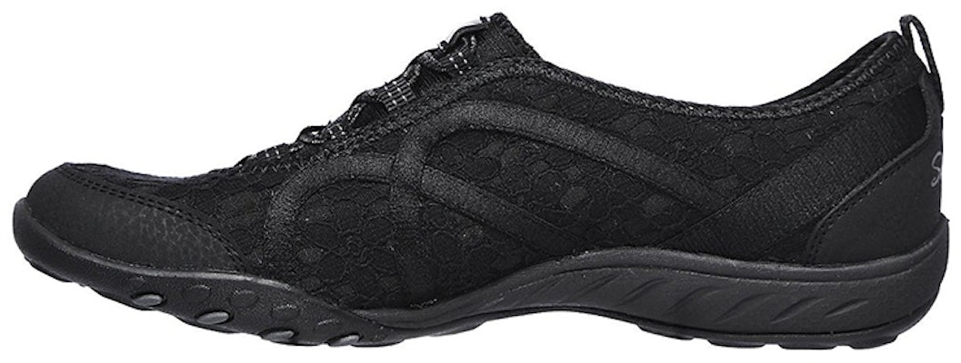 (Women) Skechers Breathe-Easy 'Black Casual' 100065-BLK Buy (Women) Skechers Breathe-Easy 'Black Casual' 100065-BLK