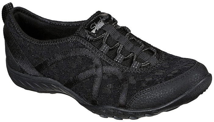 (W) Skechers Breathe-Easy 'Hitam Kasual' 100065-BLK Order (W) Skechers Breathe-Easy 'Hitam Kasual' 100065-BLK