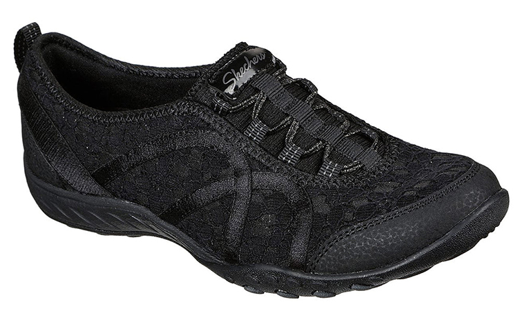 Order (W) Skechers Breathe-Easy 'Negro Casual' 100065-BLK