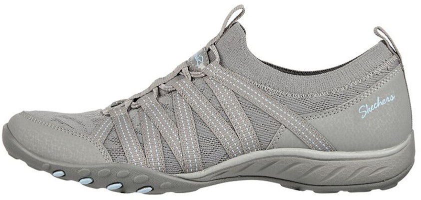 (Women) Skechers Breathe-Easy 'Grey' 100244-GRY Buy (Women) Skechers Breathe-Easy 'Grey' 100244-GRY