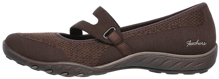 women-skechers-breathe-easy-brown-slip-on-23005-choc