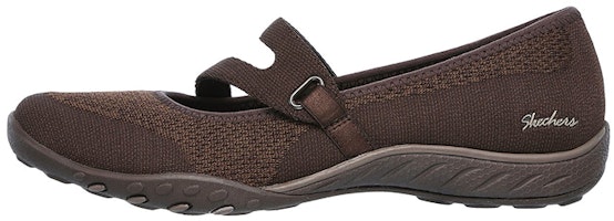 (Women) Skechers Breathe Easy 'Brown Slip-On' 23005-CHOC (Women) Skechers Breathe Easy 'Brown Slip-On' 23005-CHOC