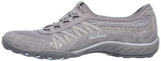 (Women) Skechers Breathe Easy 'Grey Slip-On' 23041-GRY (Women) Skechers Breathe Easy 'Grey Slip-On' 23041-GRY