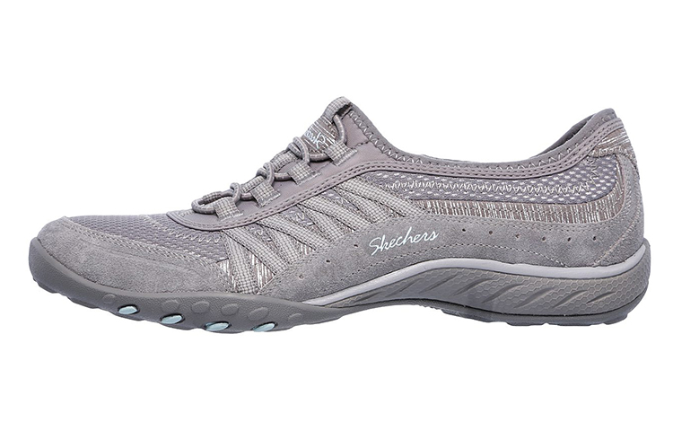 (Women) Skechers Breathe Easy 'Grey Slip-On' 23041-GRY