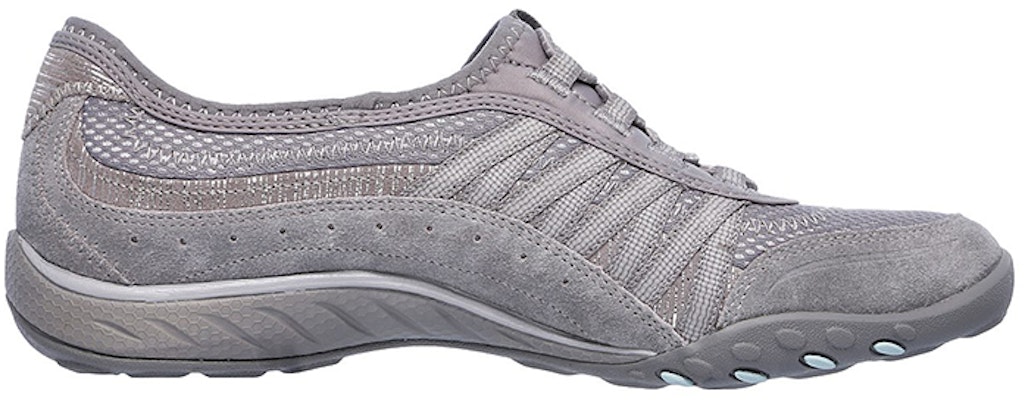 (Women) Skechers Breathe Easy 'Grey Slip-On' 23041-GRY Order (Women) Skechers Breathe Easy 'Grey Slip-On' 23041-GRY