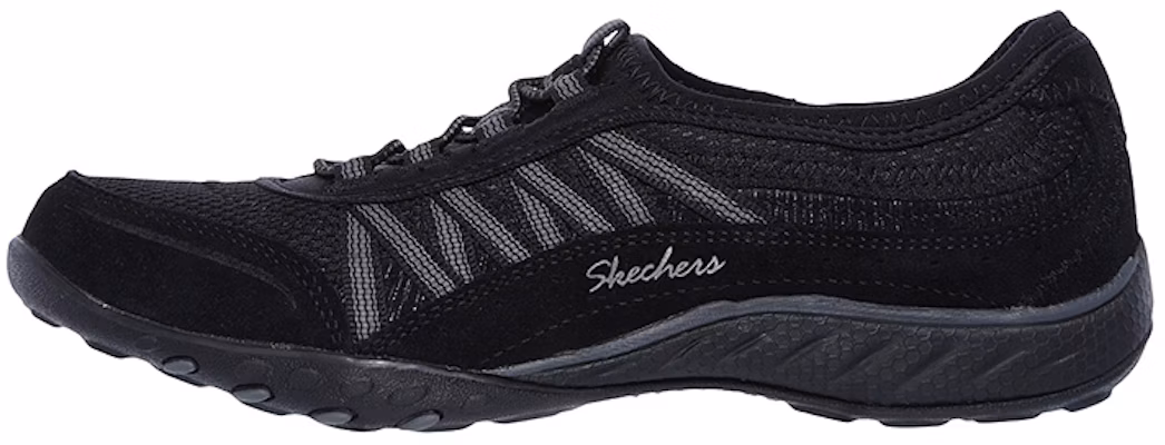 (Women) Skechers Breathe Easy Slip-On 'All Black' 23041-BLK Buy (Women) Skechers Breathe Easy Slip-On 'All Black' 23041-BLK