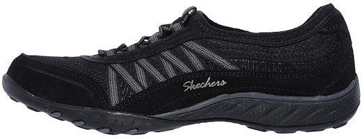 (Women) Skechers Breathe Easy Slip-On 'All Black' 23041-BLK (Women) Skechers Breathe Easy Slip-On 'All Black' 23041-BLK