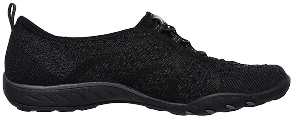 (Women) Skechers Breathe Easy Slip-On 'Black' 23028-BLK Order (Women) Skechers Breathe Easy Slip-On 'Black' 23028-BLK