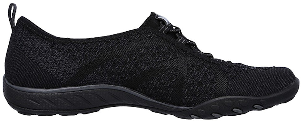 Skechers Breathe Easy 一腳蹬運動休閒鞋 女款 黑 Order Skechers Breathe Easy 一腳蹬運動休閒鞋 女款 黑