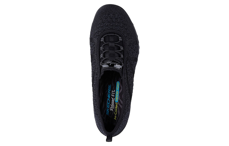 Lookbook (W) (レディース) スケッチャーズ ブリーズイージースリッポン 'ブラック' 23028-BLK 23028-BLK