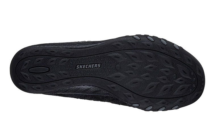 Shop (W) (レディース) スケッチャーズ ブリーズイージースリッポン 'ブラック' 23028-BLK 23028-BLK