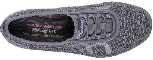 (W) 斯凯奇 Breathe Easy 一脚蹬“深灰” 23028-CCL Shop (W) 斯凯奇 Breathe Easy 一脚蹬“深灰” 23028-CCL