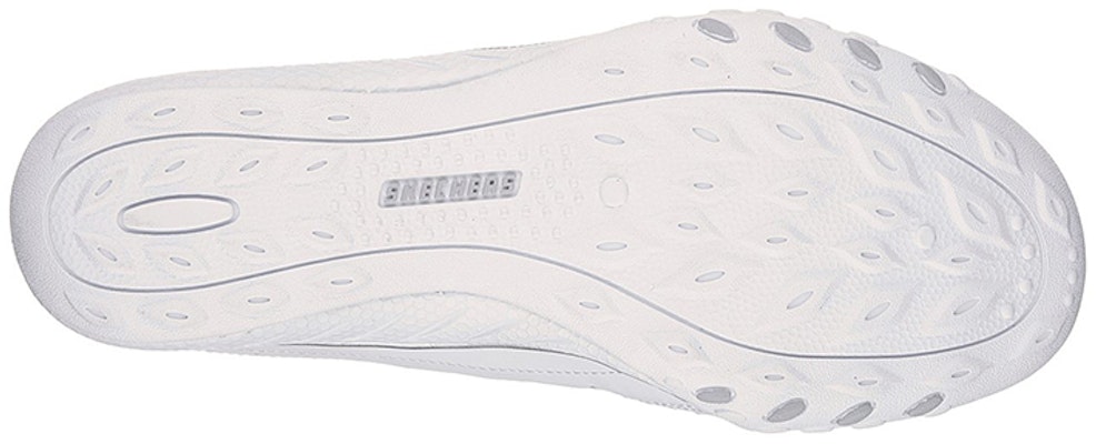 (W) Skechers Breathe Easy Slip-On 'Blanco Plata' 23041-WSL Purchase (W) Skechers Breathe Easy Slip-On 'Blanco Plata' 23041-WSL