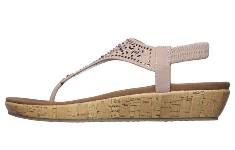 (W) Skechers Brie-Dally 'Pink Casual Sandal'