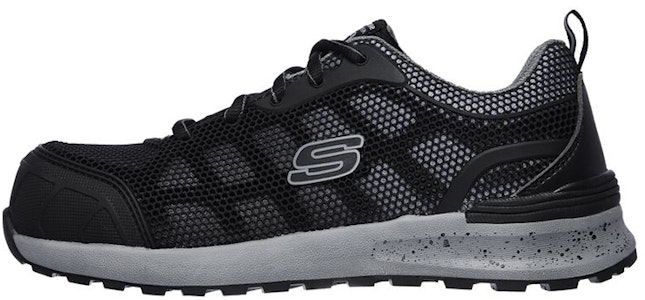 (W) Skechers Bulklin-Lyndale Punta Comp 'Negro Gris' 77273-BKGY Buy (W) Skechers Bulklin-Lyndale Punta Comp 'Negro Gris' 77273-BKGY