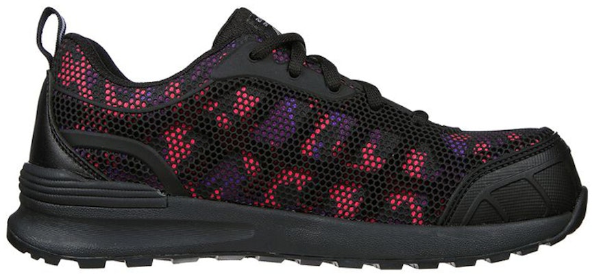 (Women) Skechers Bulklin-Lyndale Comp Toe 'Black Red' 77273-BKM Order (Women) Skechers Bulklin-Lyndale Comp Toe 'Black Red' 77273-BKM