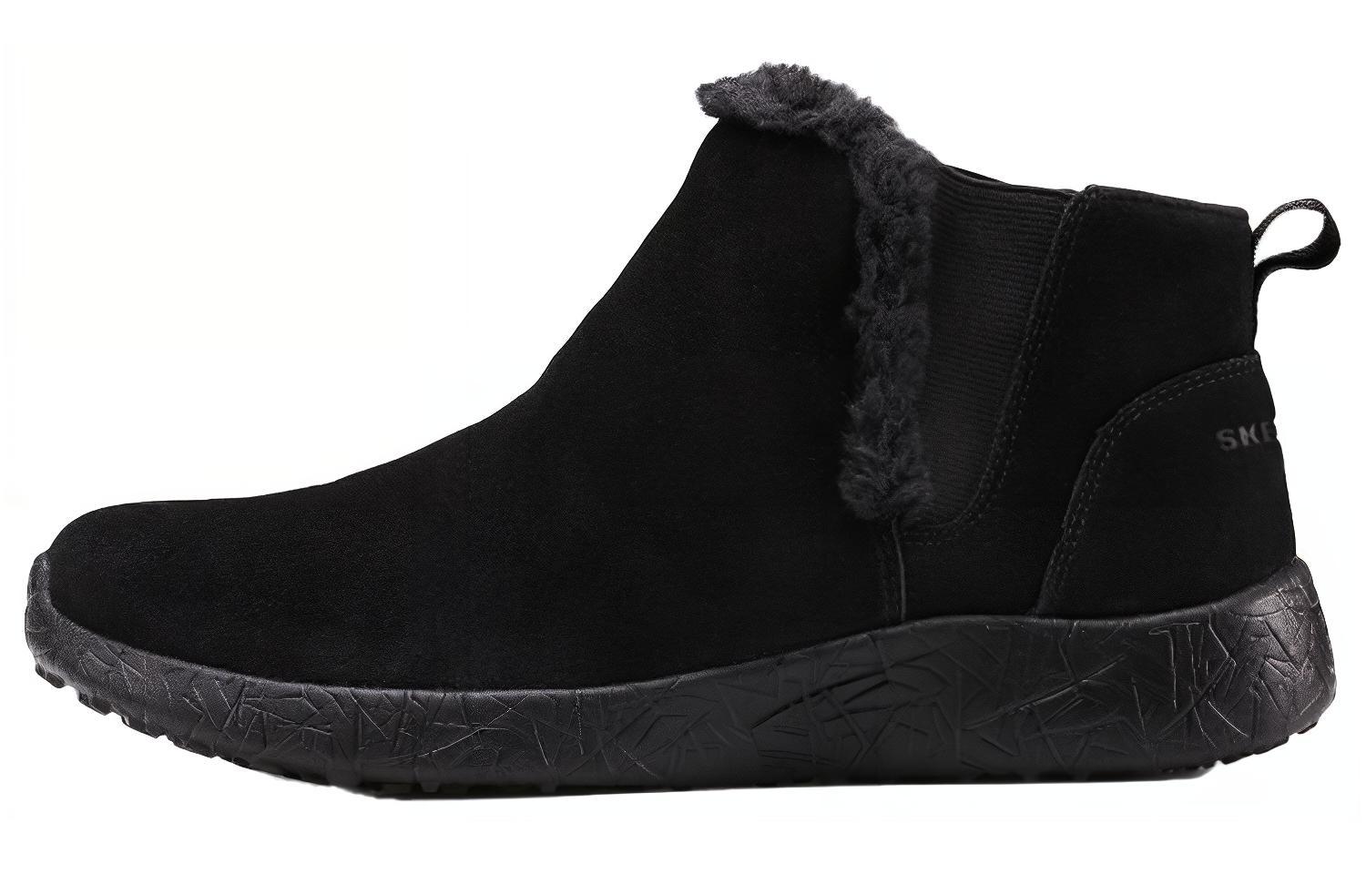 Buy (W) 스케쳐스 버스트 겨울 플리스 방한 부츠 (블랙) 12749-BBK