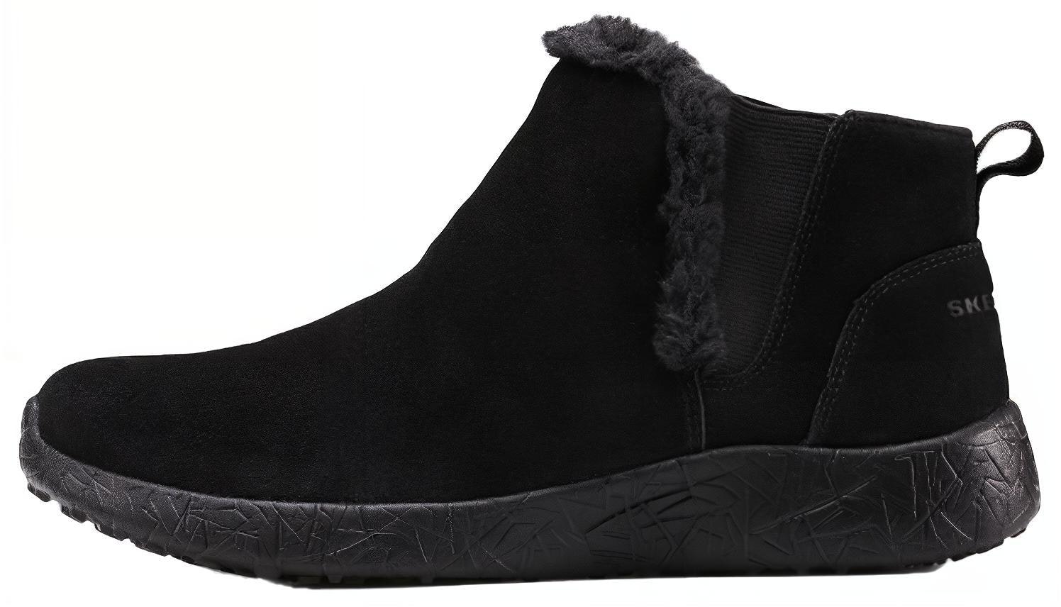 women-skechers-burst-autumn-winter-fleece-lined-snow-boot-black-12749-bbk