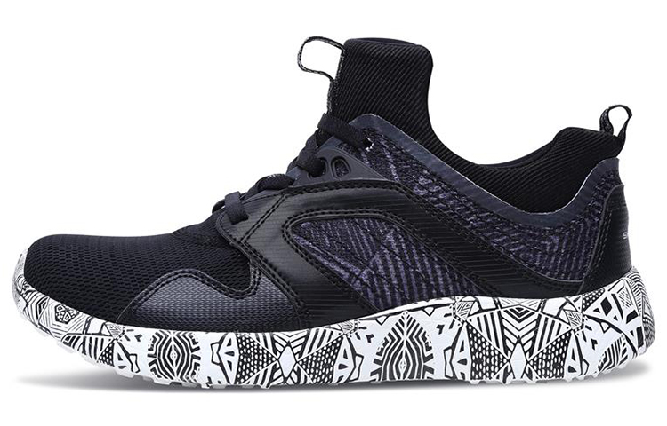 (Women) Skechers Burst 'Black White' 12313-BKW