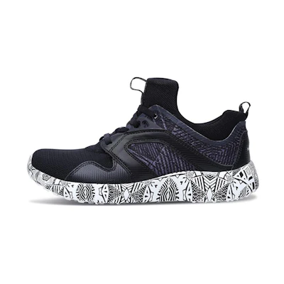 (W) Skechers Burst 'Black White'