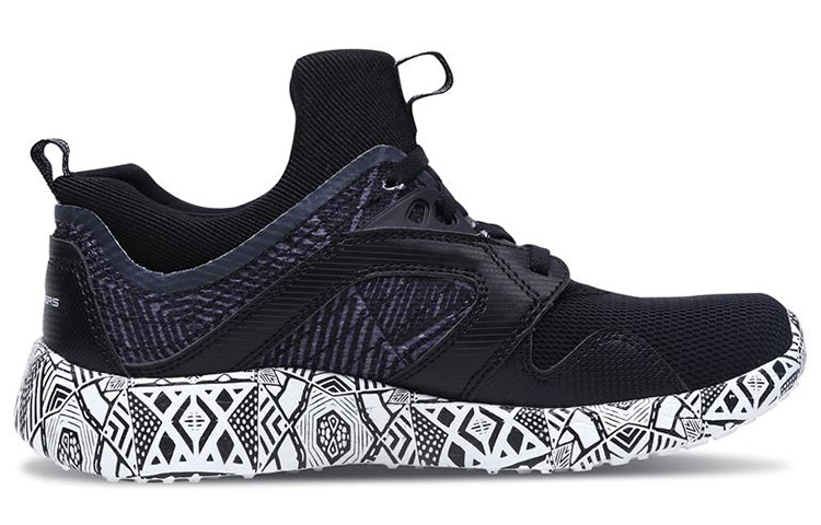 Order (Women) Skechers Burst 'Black White' 12313-BKW