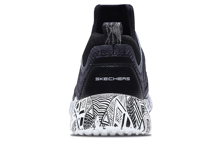 Shop (Women) Skechers Burst 'Black White' 12313-BKW