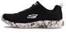 (W) Skechers Burst 'Hitam Putih' 12739-BKW