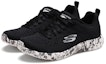 Lookbook (W) Skechers Burst 'Hitam Putih' 12739-BKW