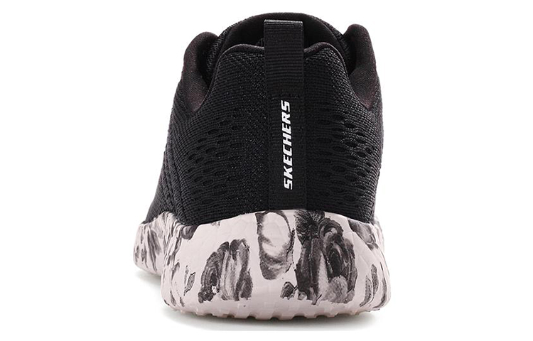 Shop (Women) Skechers Burst 'Black White' 12739-BKW