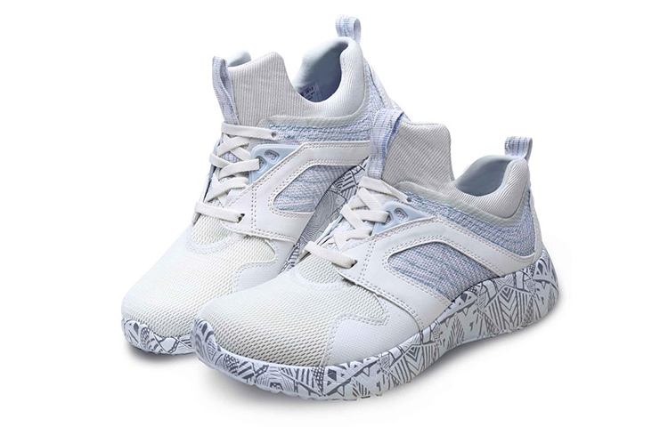 Lookbook (W) 斯凯奇 Burst '白色休闲' 12313-WHT