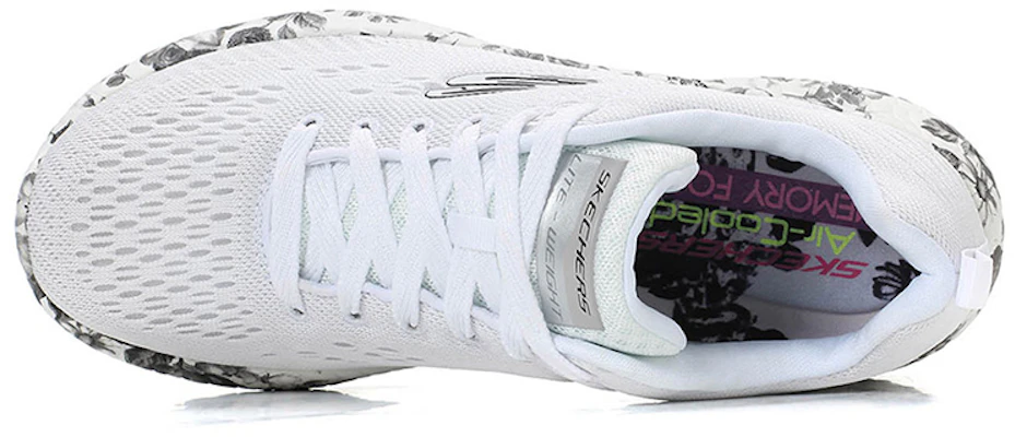 (Women) Skechers Burst 'White Grey' 12739-WBK Order (Women) Skechers Burst 'White Grey' 12739-WBK
