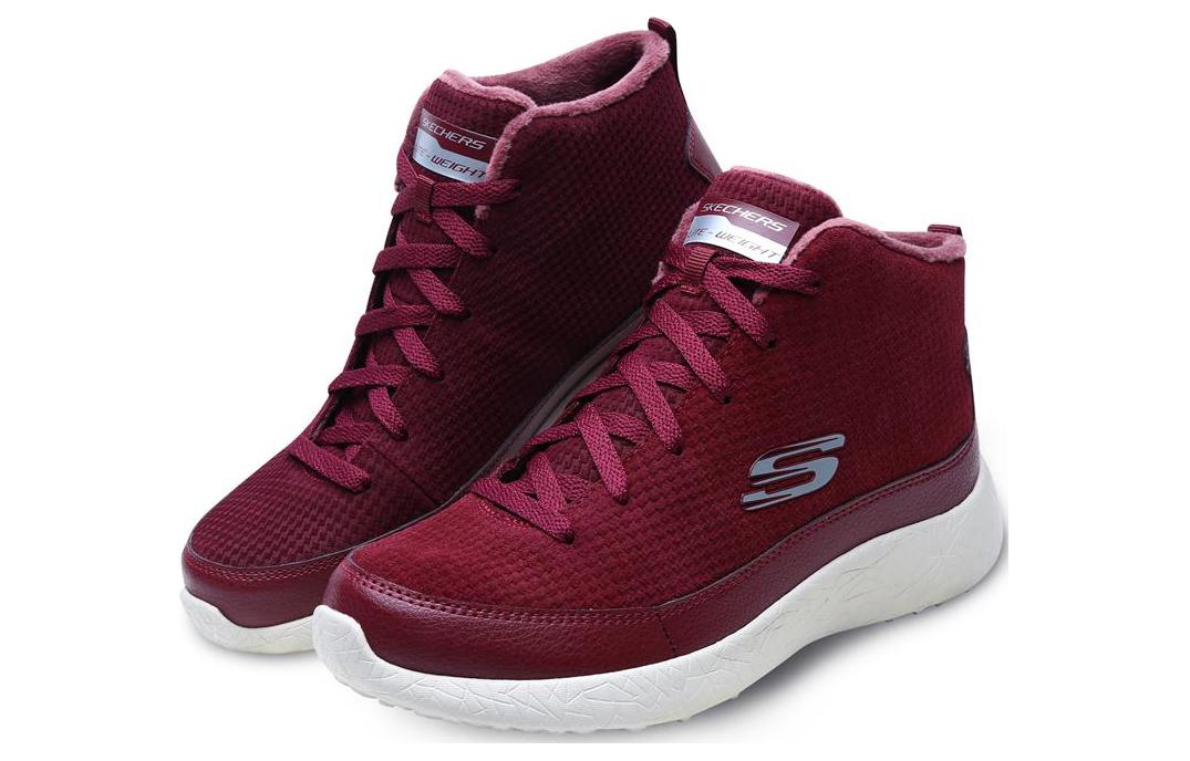 Lookbook (W) Skechers Burst Botas Altas 'Púrpura Rojo' 12788-BURG