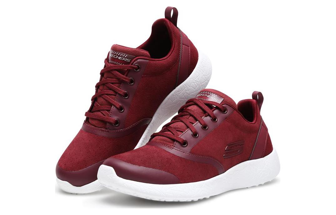 Lookbook (W) 斯凯奇 Burst 低帮 '深红色' 66666089-BURG