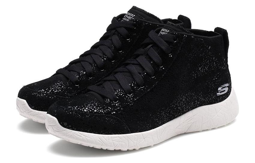 Lookbook (W) Skechers Burst Mid 'Hitam' 66666037-BKW