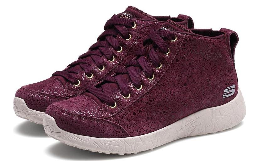 Lookbook (Women) Skechers Burst Mid 'Burgundy' 66666037-BURG