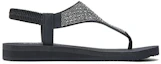 Order Skechers SKECHERS CALI 時尚舒適萬用 一字帶涼鞋 女款 炭灰色