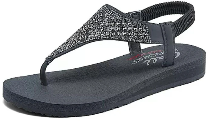 Skechers SKECHERS CALI 時尚舒適萬用 一字帶涼鞋 女款 炭灰色 Lookbook Skechers SKECHERS CALI 時尚舒適萬用 一字帶涼鞋 女款 炭灰色
