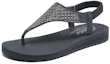 Lookbook Skechers SKECHERS CALI 時尚舒適萬用 一字帶涼鞋 女款 炭灰色