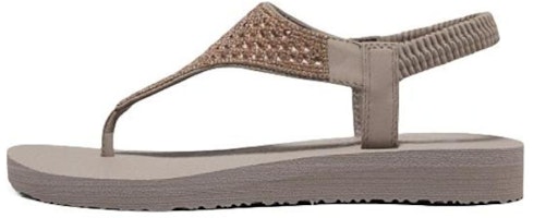 (Women) Skechers Cali 'Grey Brown Strappy Sandal' 119770-TPE (Women) Skechers Cali 'Grey Brown Strappy Sandal' 119770-TPE
