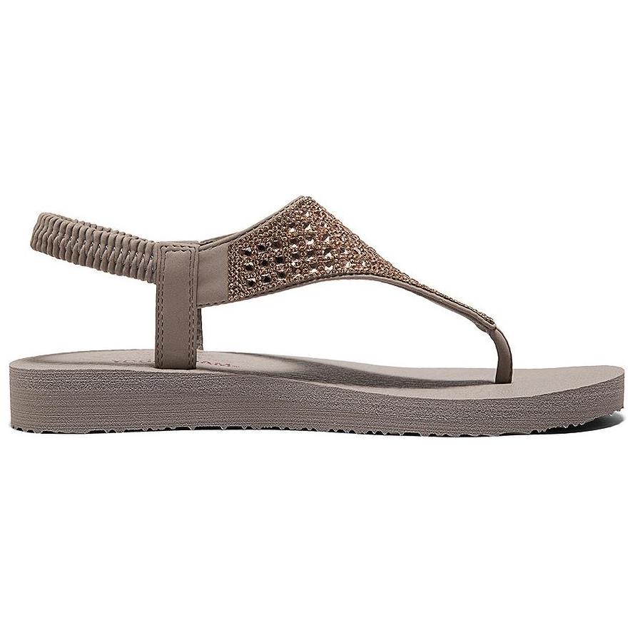 Order Skechers SKECHERS CALI 時尚舒適百搭 一字帶涼鞋 女款 灰褐色