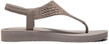 Order (Women) Skechers Cali 'Grey Brown Strappy Sandal' 119770-TPE