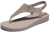 Lookbook (Women) Skechers Cali 'Grey Brown Strappy Sandal' 119770-TPE