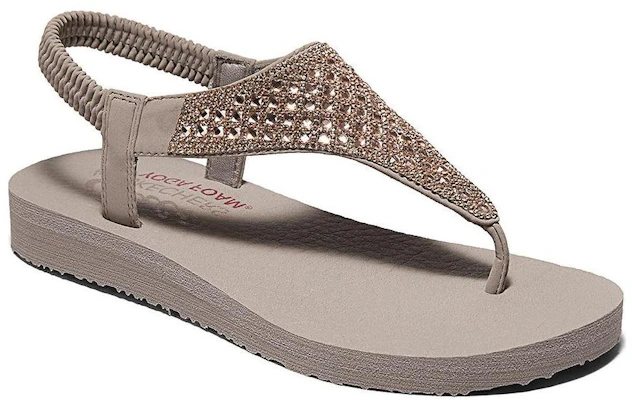 Skechers SKECHERS CALI 時尚舒適百搭 一字帶涼鞋 女款 灰褐色 Shop Skechers SKECHERS CALI 時尚舒適百搭 一字帶涼鞋 女款 灰褐色