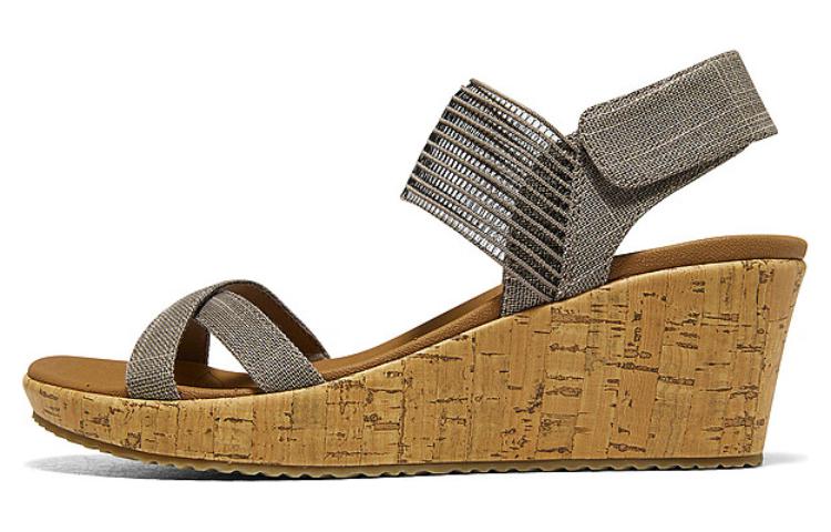 (Women) Skechers Cali Beverlee Casual Outing 'Grey Khaki' 119323-MVE