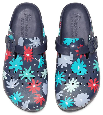 Skechers Cali Breeze 2.0 舒適百搭運動拖鞋 女款 藍彩色 Shop Skechers Cali Breeze 2.0 舒適百搭運動拖鞋 女款 藍彩色