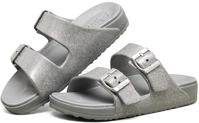 (W) Skechers Cali Breeze 2.0 'Silver Grey' Abu-abu Perak 111057-SIL Lookbook (W) Skechers Cali Breeze 2.0 'Silver Grey' Abu-abu Perak 111057-SIL