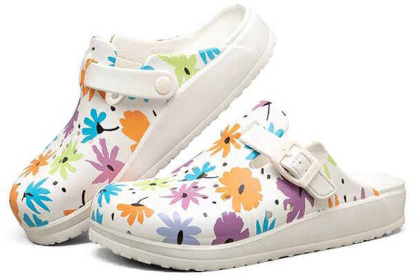 Skechers Cali Breeze 2.0 舒適防滑運動拖鞋 女款 白彩色 Lookbook Skechers Cali Breeze 2.0 舒適防滑運動拖鞋 女款 白彩色