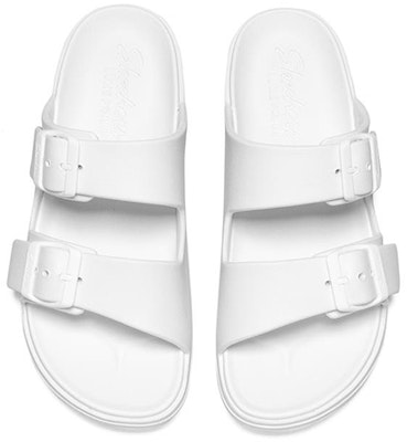 (Women) Skechers Cali Breeze 'Trendy Sport Slide White' 111064-WHT Shop (Women) Skechers Cali Breeze 'Trendy Sport Slide White' 111064-WHT
