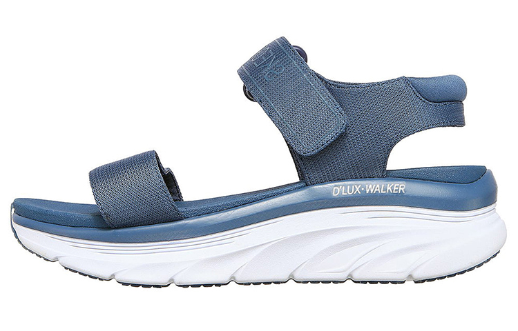 Buy (W) (女性用) スケッチャーズ カリ D'ラックス ウォーカー サンダル 'ブルーカジュアル' 119226-SLT 119226-SLT