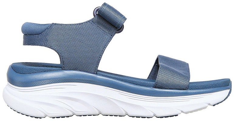 (W) Skechers Cali D'Lux Walker Sandal 'Biru Kasual' 119226-SLT Order (W) Skechers Cali D'Lux Walker Sandal 'Biru Kasual' 119226-SLT